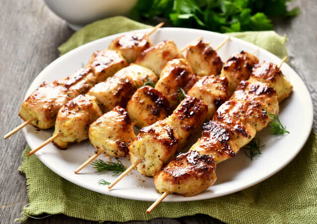 Brochettes de poulet aux épices